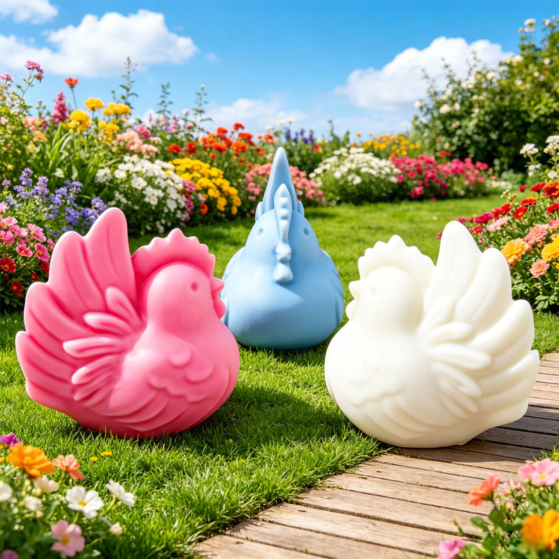 Candle Making Experience - Cartoon Hen Silicone Candle Mold, 3D