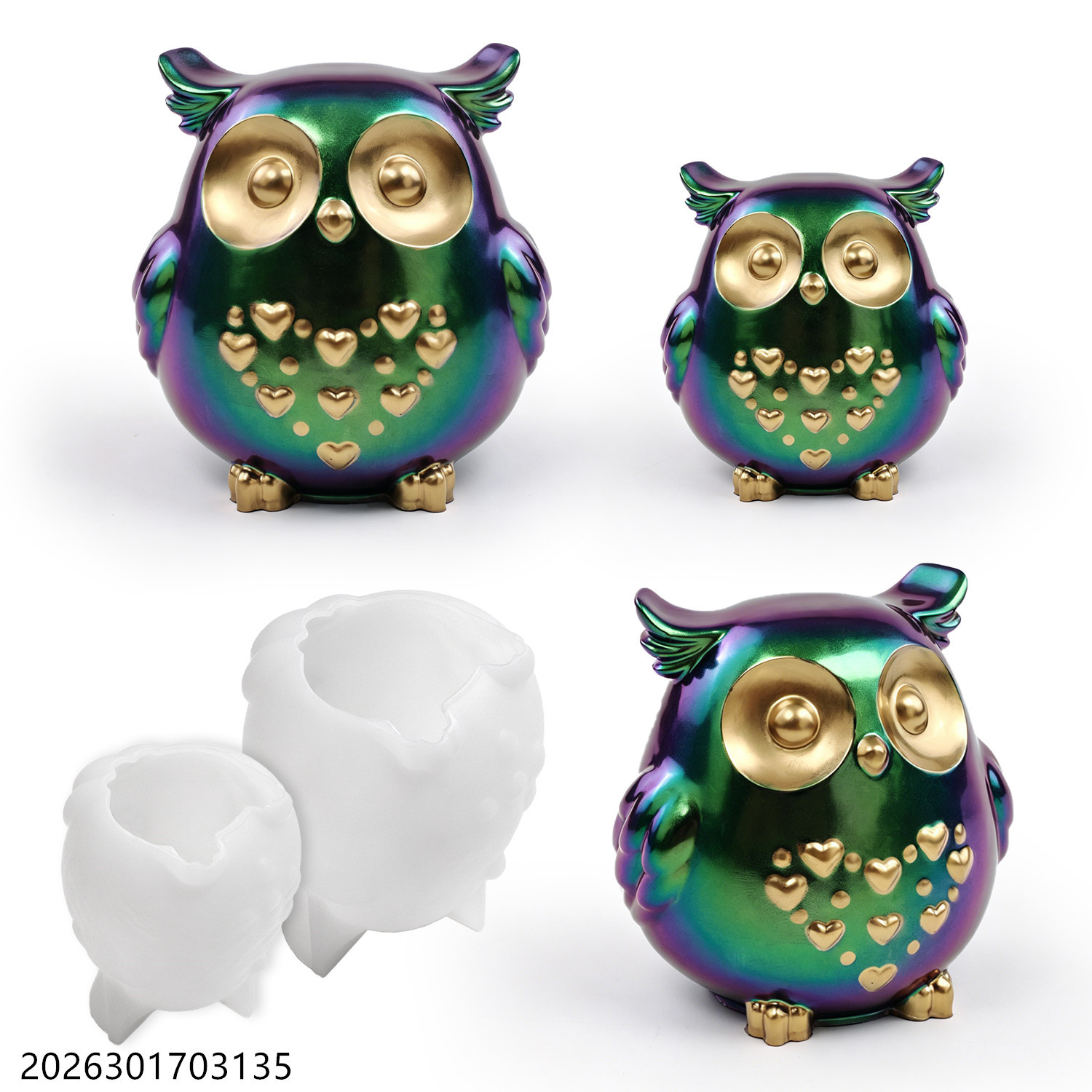 Candle Making Diy Kit - Owl Silicone Mold 3D Bird Shape