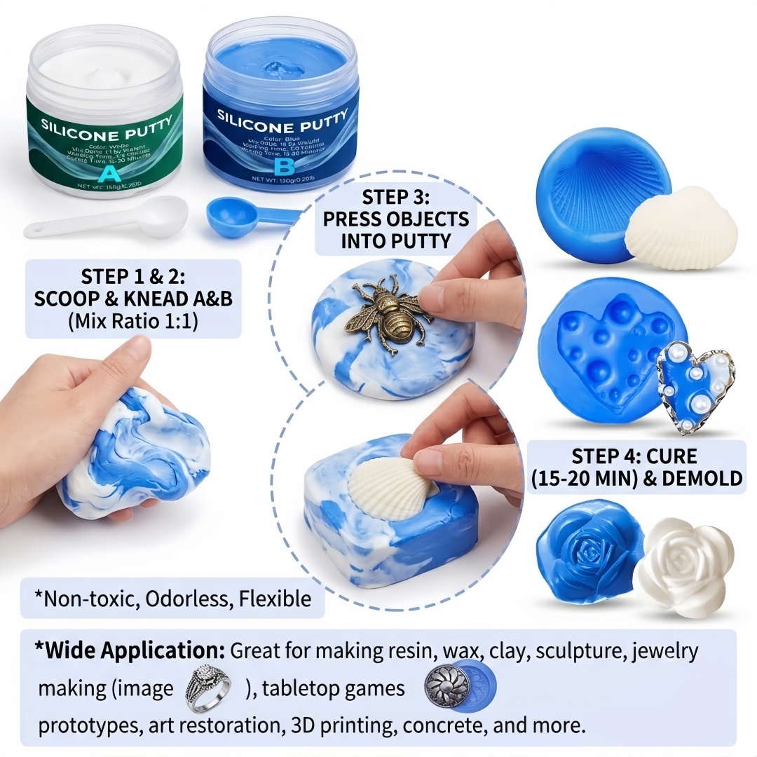 Silicone Putty Mold Making Sup - đánh giá và giá Candle Making Ideas