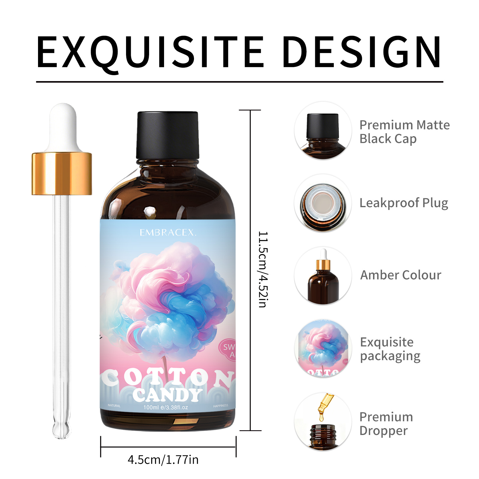 100ml Cotton Candy Fragrance O - đánh giá và giá Candle Making Fragrances