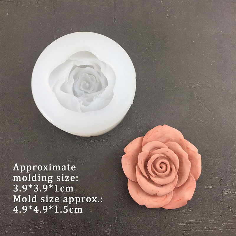 3D Rose Flower Shape Leaf Sili - đánh giá và giá Candle Making Ideas