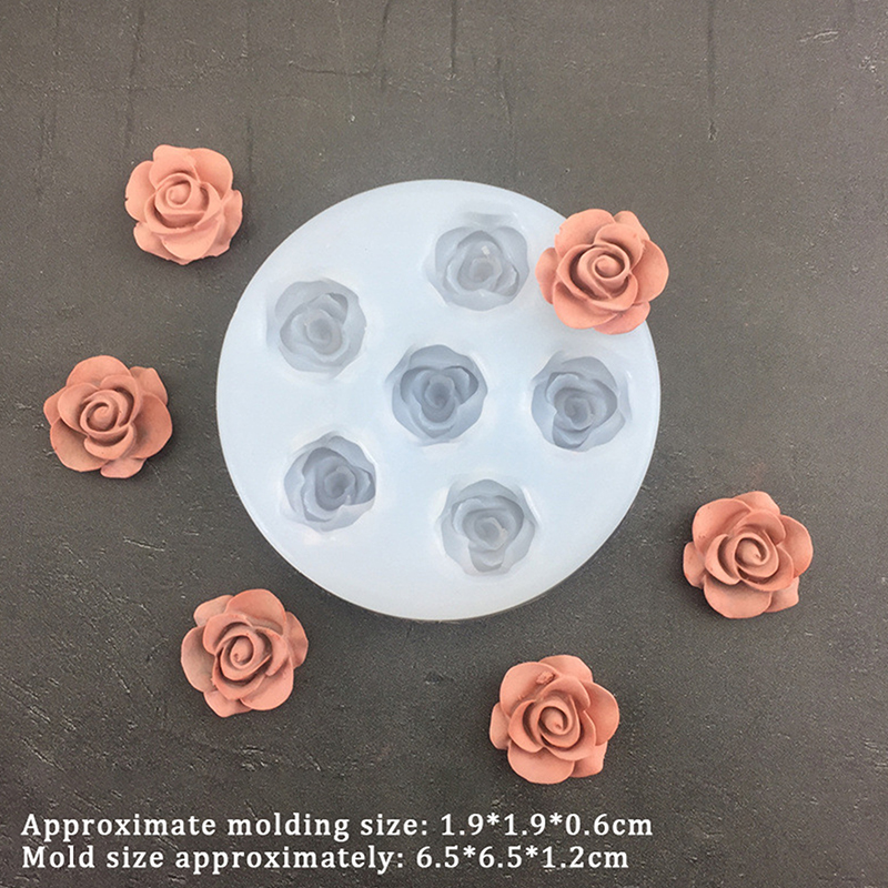 3D Rose Flower Shape Leaf Sili - đánh giá và giá Candle Making Ideas