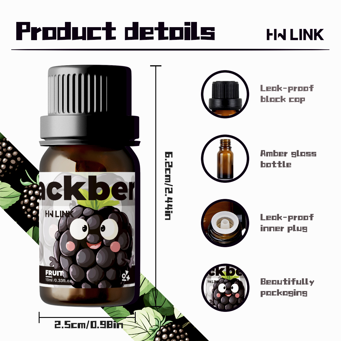 Blackberry Fragrance Oils 10ml - đánh giá và giá Candle Making Fragrances