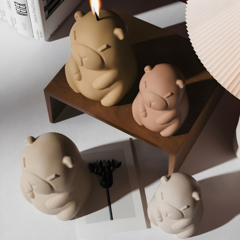 Capybara Pudding Baking Silico - đánh giá và giá Candle Making Ideas