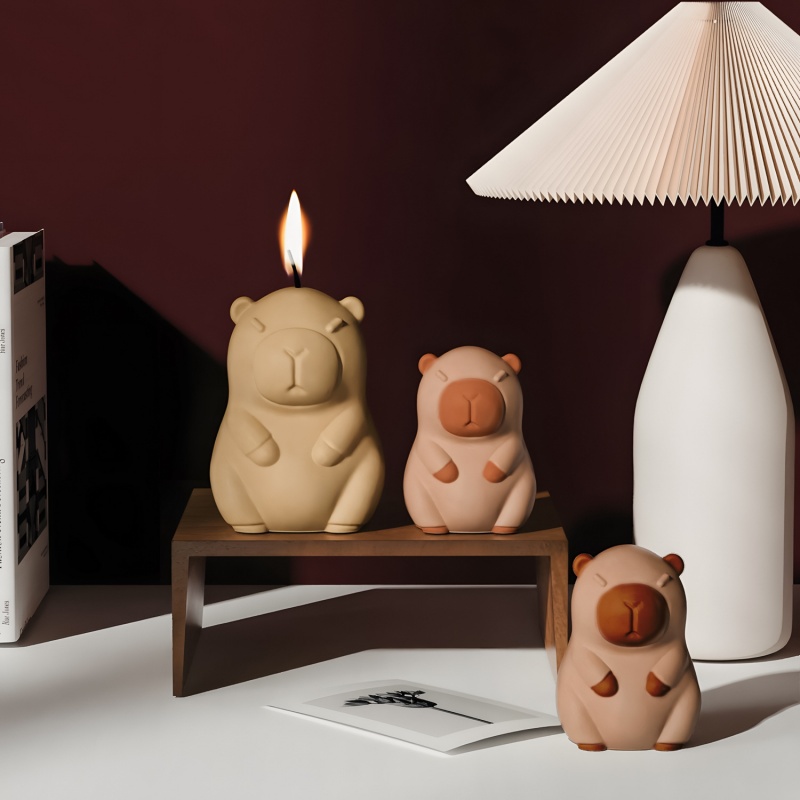 Capybara Pudding Baking Silico - đánh giá và giá Candle Making Ideas