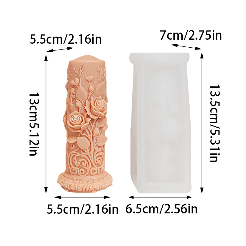 European-Style Red Rose Heart- - đánh giá và giá Candle Making Vinings