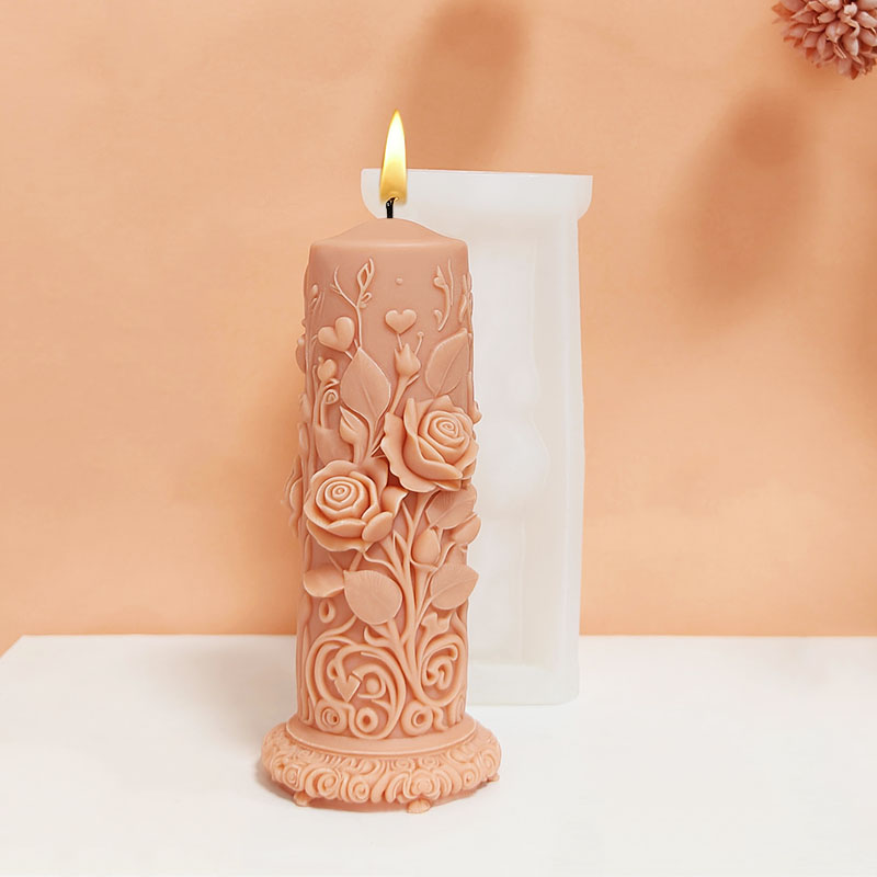European-Style Red Rose Heart- - đánh giá và giá Candle Making Vinings