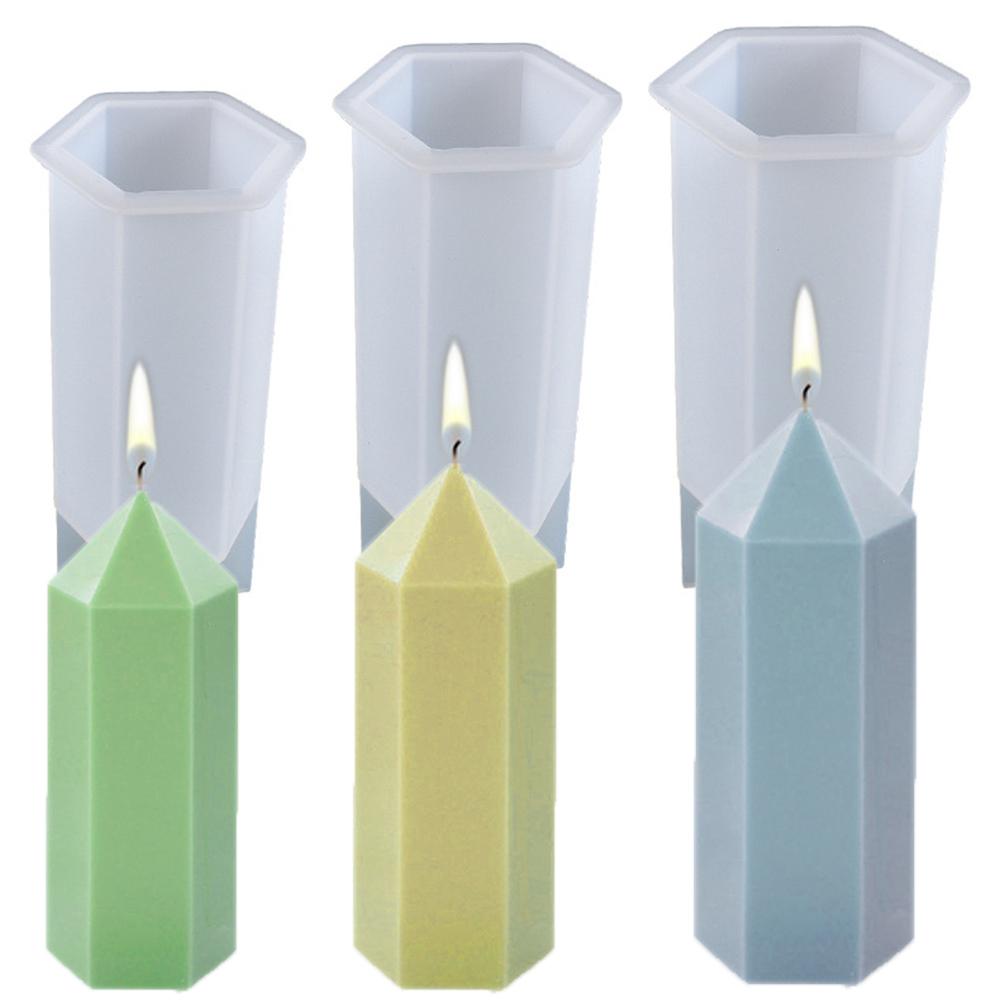 3D Hexagonal Column Candle Mol - đánh giá và giá Candle Making Diy Kit