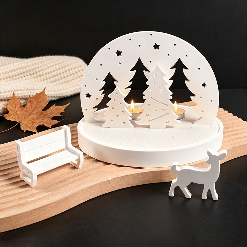 Christmas Elk Tealight Candle  - đánh giá và giá Candle Making Ideas