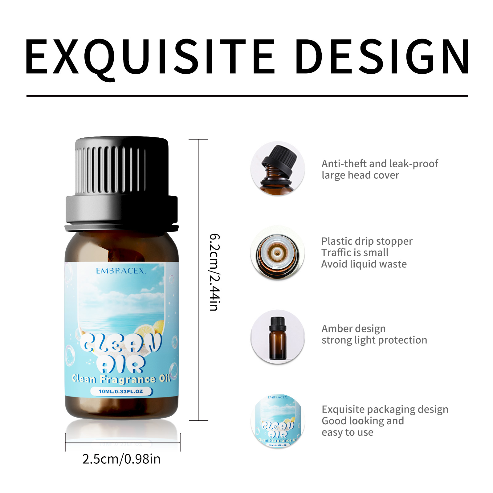10ml Clean Air Fragrance Oils  - đánh giá và giá Candle Making Fragrances