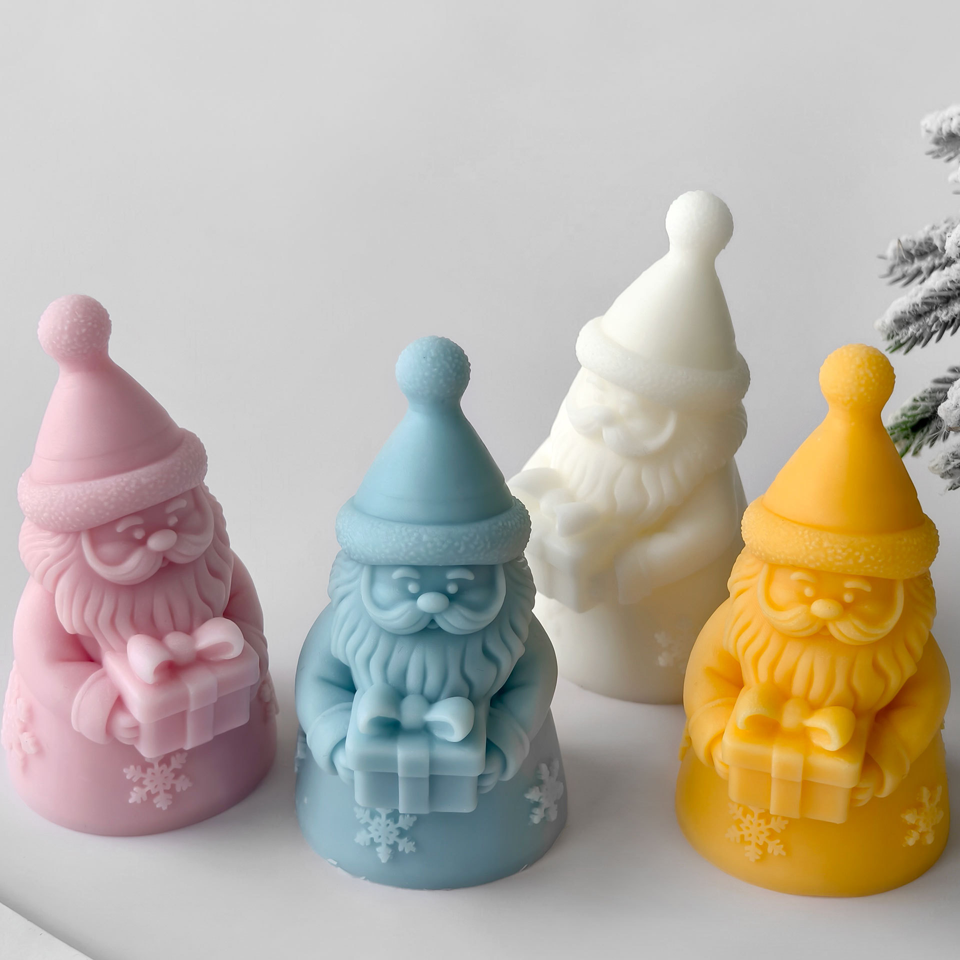 Santa Claus Gift Box Silicone  - đánh giá và giá Candle Making Experience