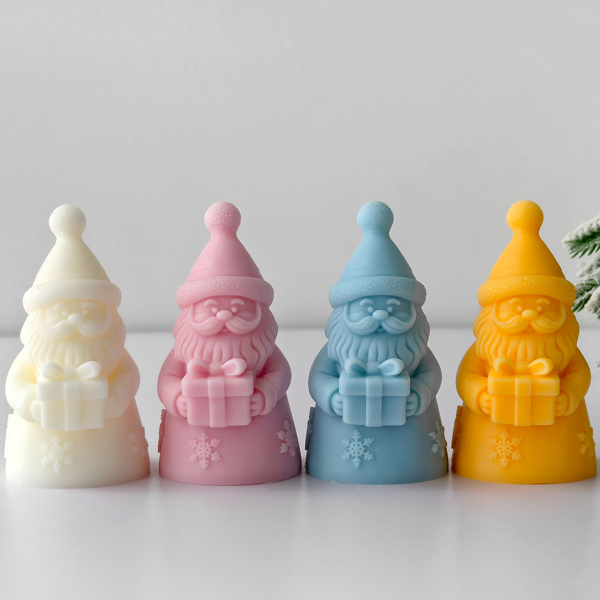 Santa Claus Gift Box Silicone  - đánh giá và giá Candle Making Experience