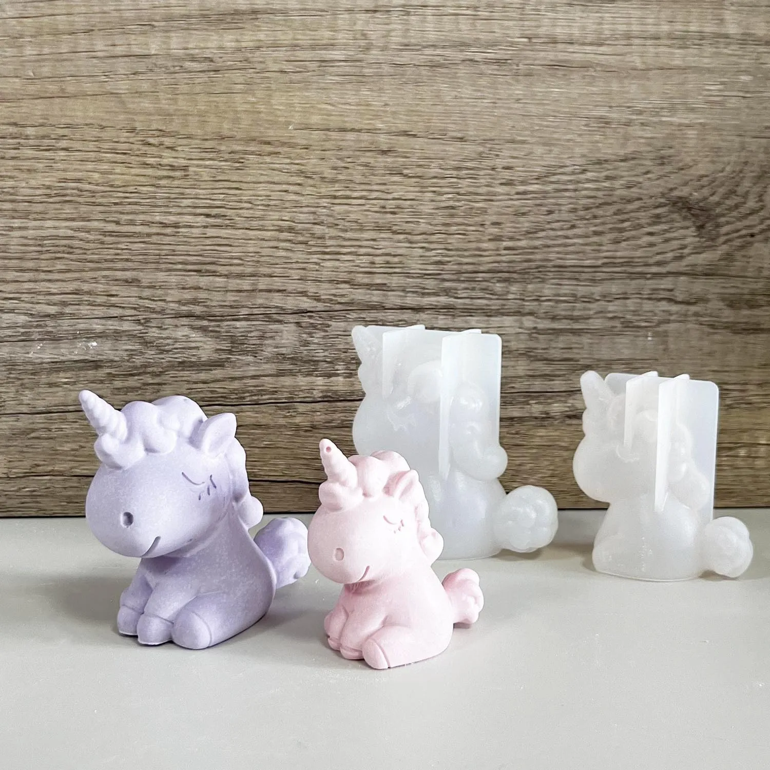 3D Geometric Silicone Unicorn  - đánh giá và giá Candle Making Ideas