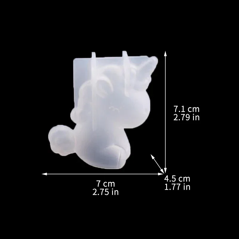 3D Geometric Silicone Unicorn  - đánh giá và giá Candle Making Ideas