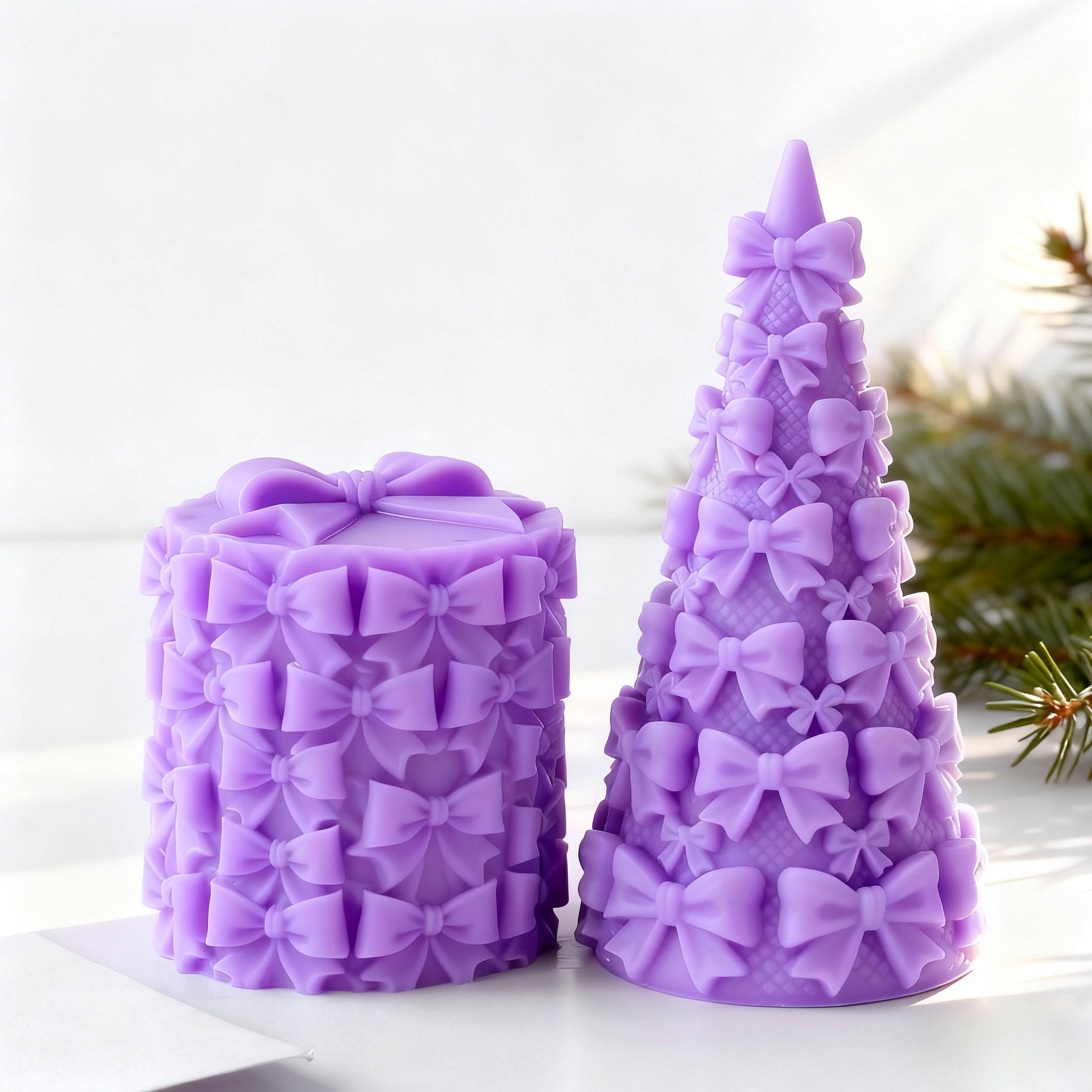3D Bow Tie Christmas Tree Gift - đánh giá và giá Candle Making Activity