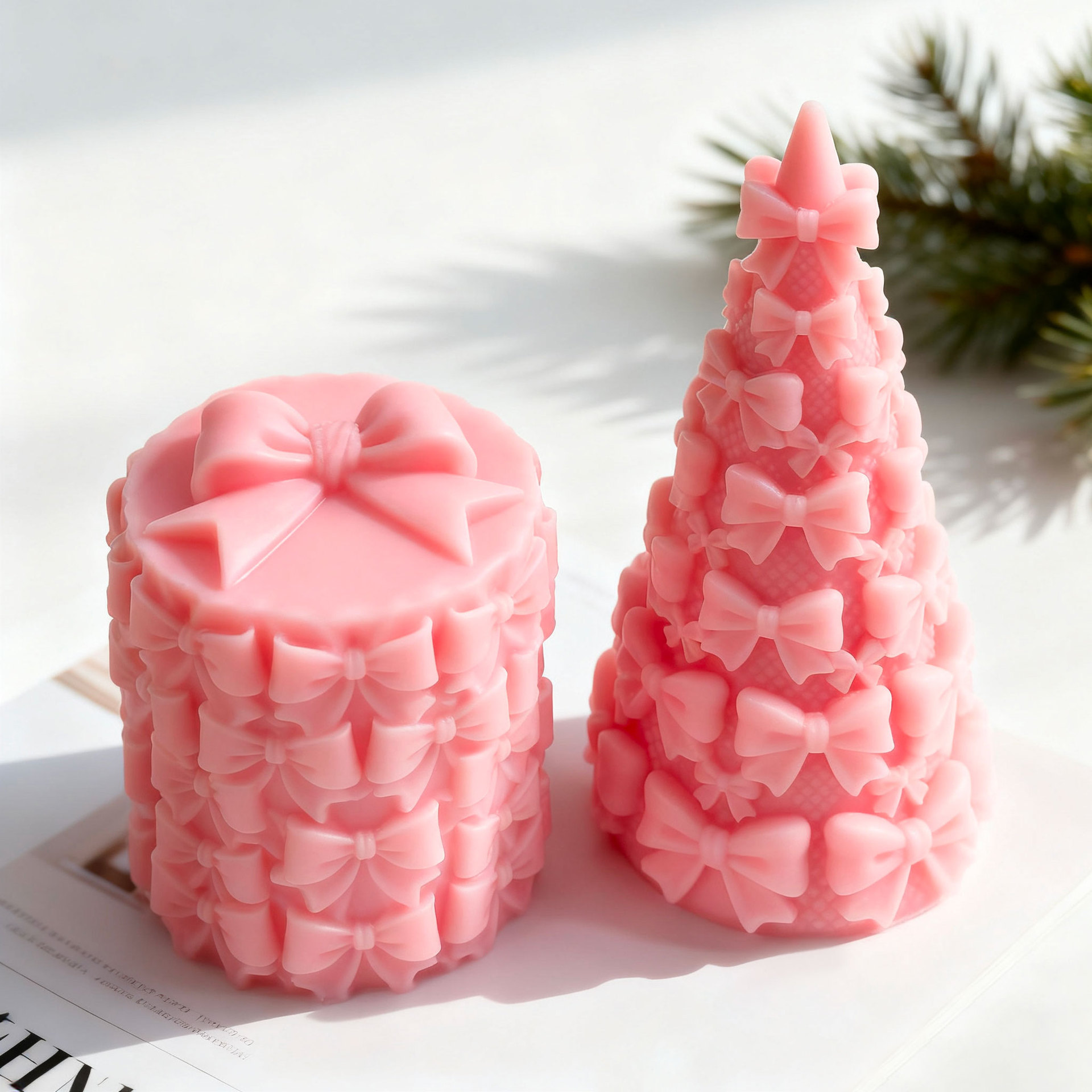 3D Bow Tie Christmas Tree Gift - đánh giá và giá Candle Making Activity