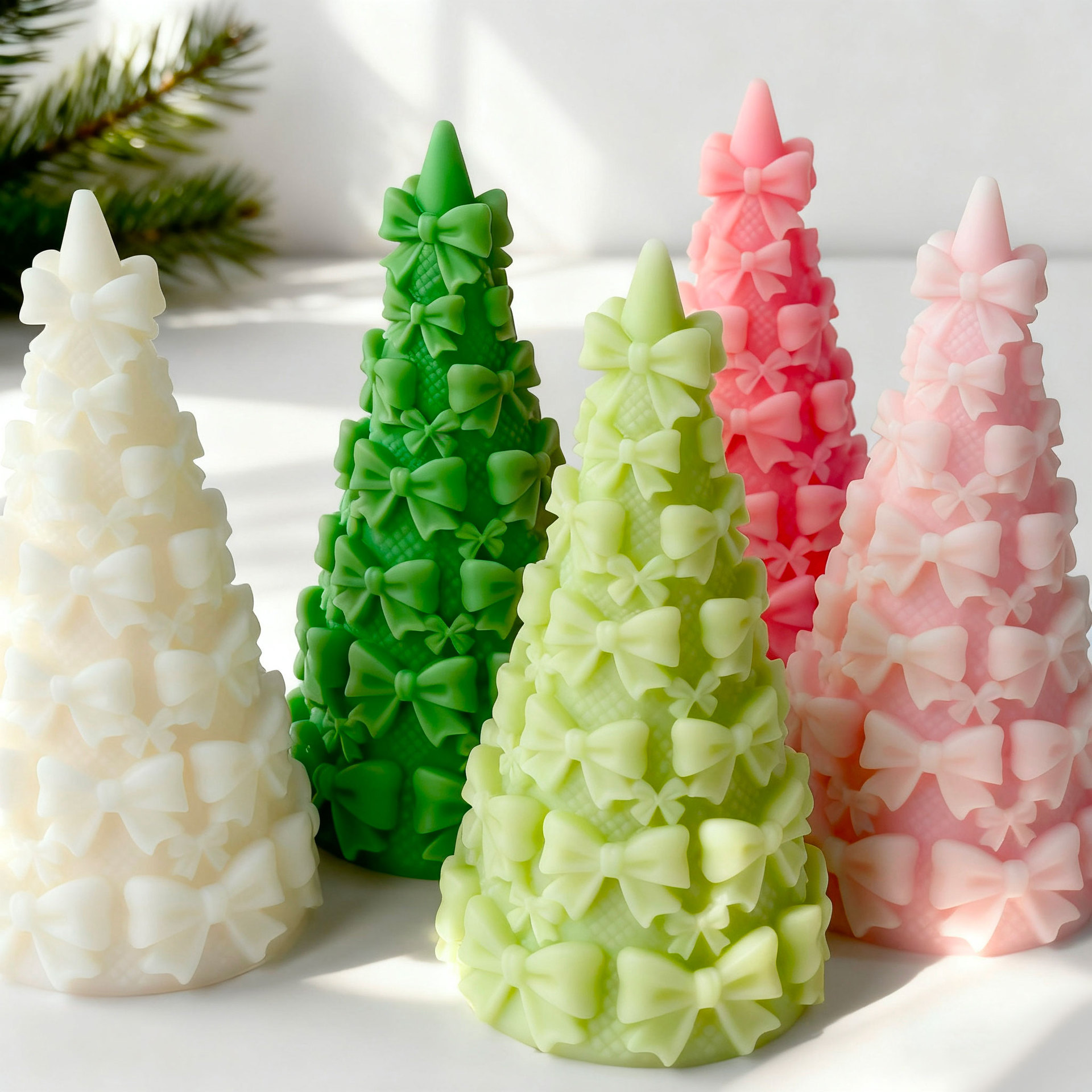 3D Bow Tie Christmas Tree Gift - đánh giá và giá Candle Making Activity