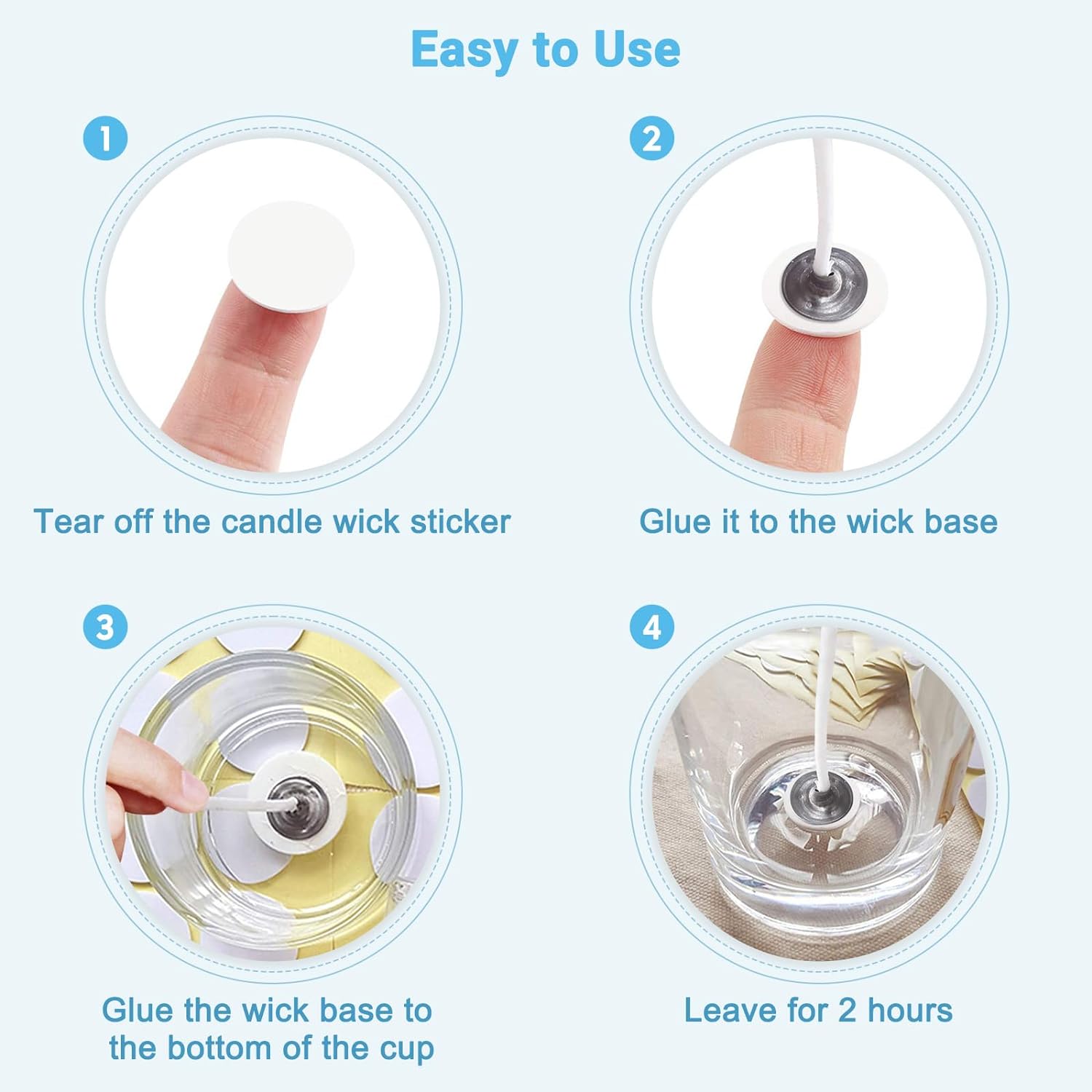 400PCS/100PCS Candle Wick Stic - đánh giá và giá Candle Making Diy Kit