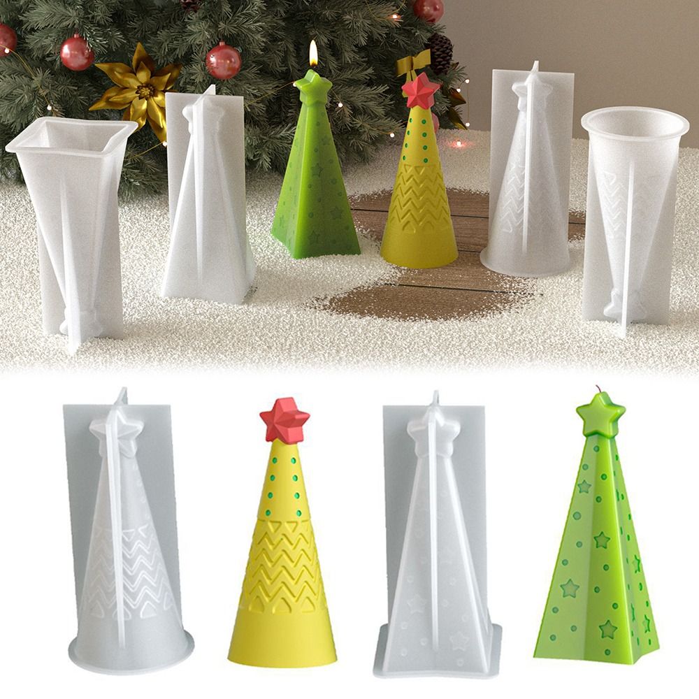 New Silicone Christmas Cone Ca - đánh giá và giá Candle Making Kit Xmas