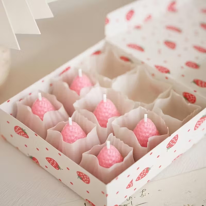 Strawberry Silicone Candle Mol - đánh giá và giá Candle Making Ideas