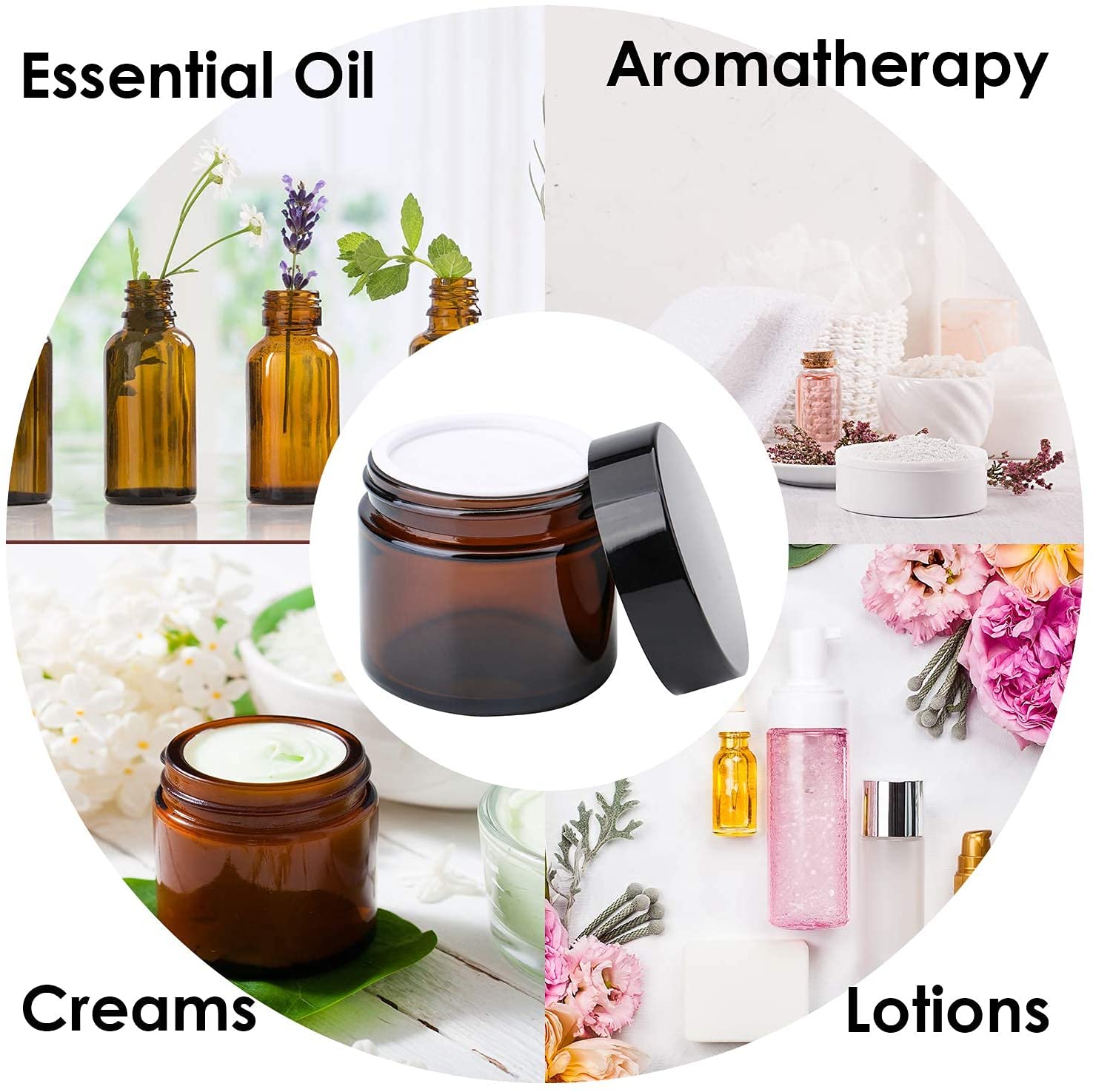 20pcs 5ml 10ml 15ml 20ml 30ml  - đánh giá và giá Candle Making Glass Jars