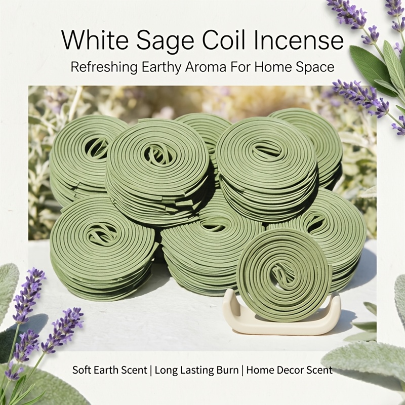White sage scented spiral ince - đánh giá và giá Uv Inhibitor Candle