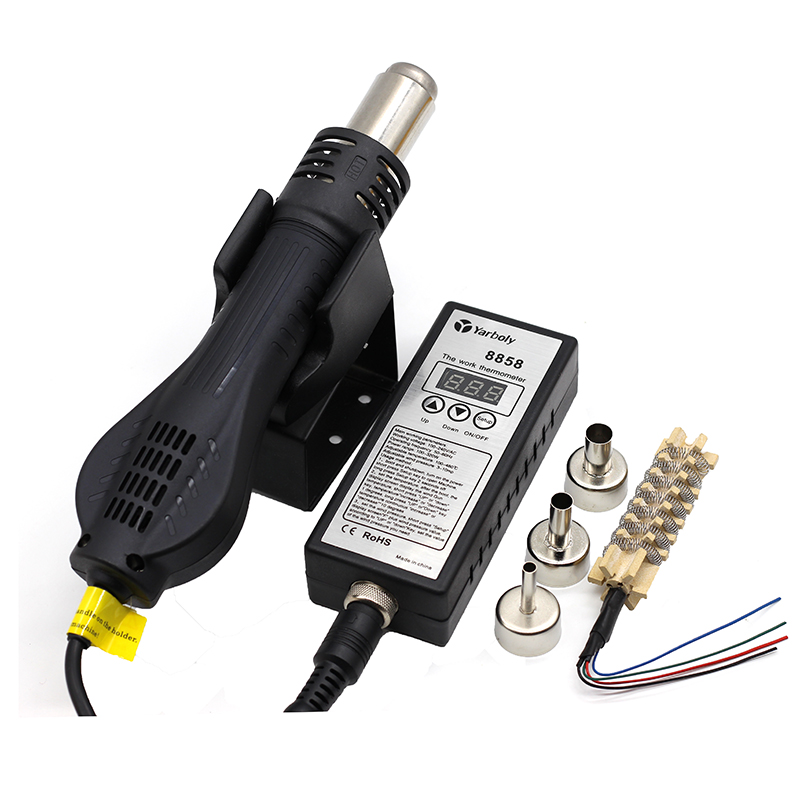 Soldering Station 8858 Portabl - đánh giá và giá Heat Gun Embossing