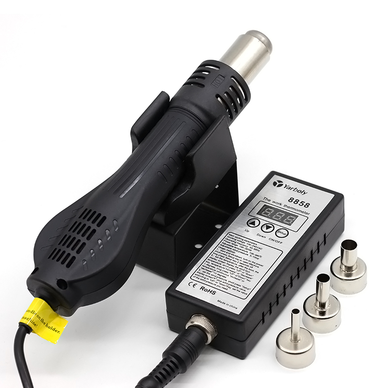 Soldering Station 8858 Portabl - đánh giá và giá Heat Gun Embossing