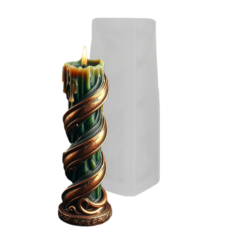 Vine-Wrapped Twisted High Colu - đánh giá và giá Candle Making Vinings