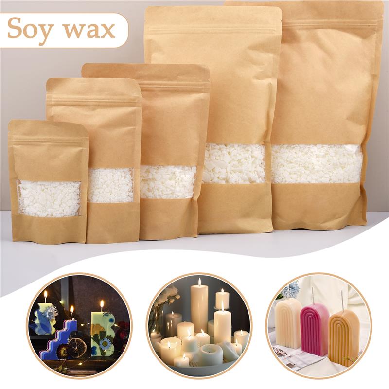 50-1000g Natural Pure Soy Wax  - đánh giá và giá Candle Making Fragrances
