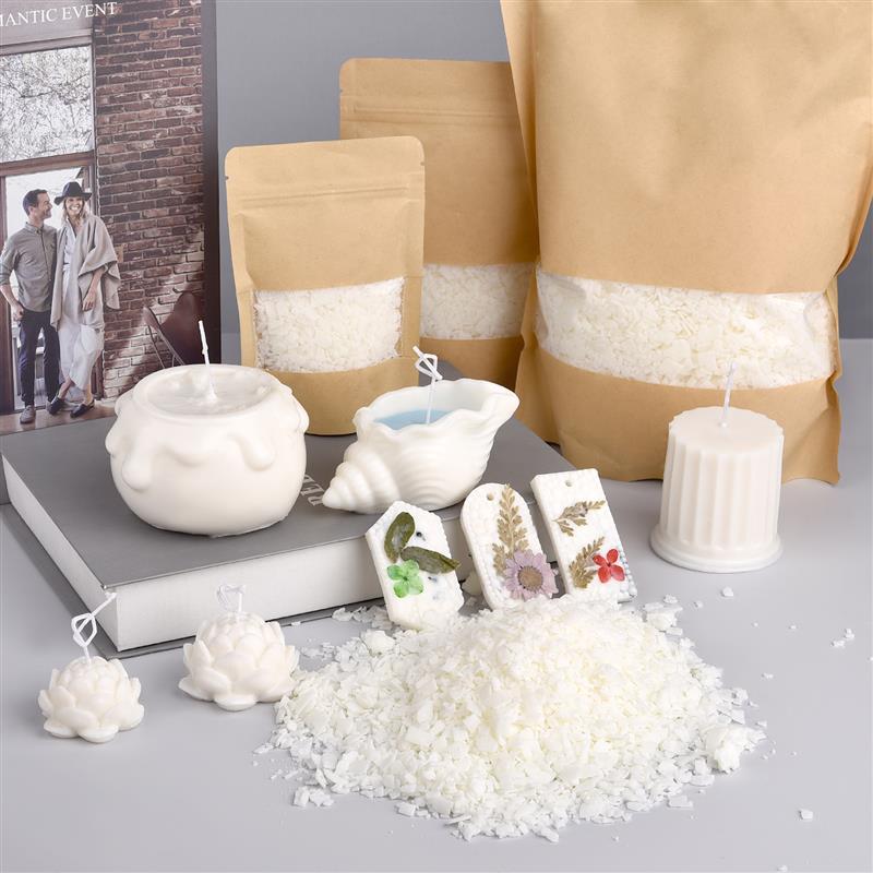 50-1000g Natural Pure Soy Wax  - đánh giá và giá Candle Making Fragrances