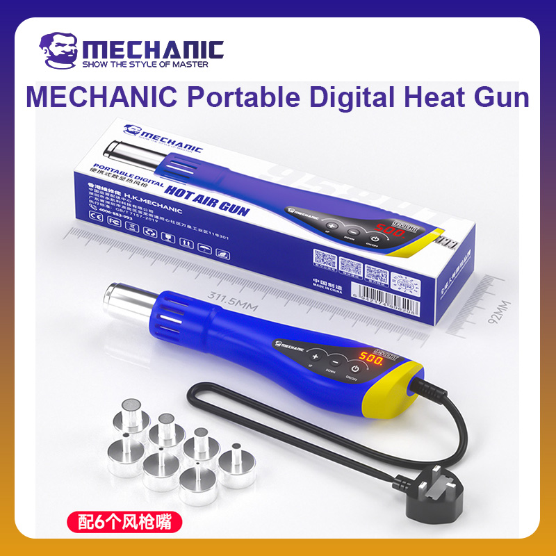 MECHANIC OFFICIAL HT-958 Porta - đánh giá và giá Heat Gun Embossing