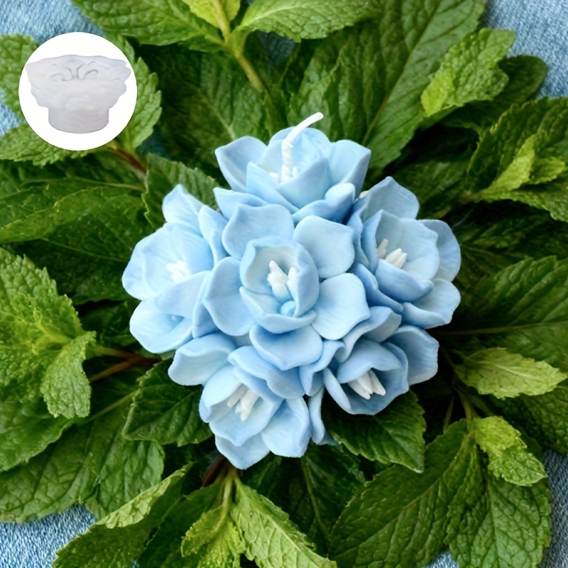 1 Hydrangea Candle Silicone Mo - đánh giá và giá Candle Making Ideas