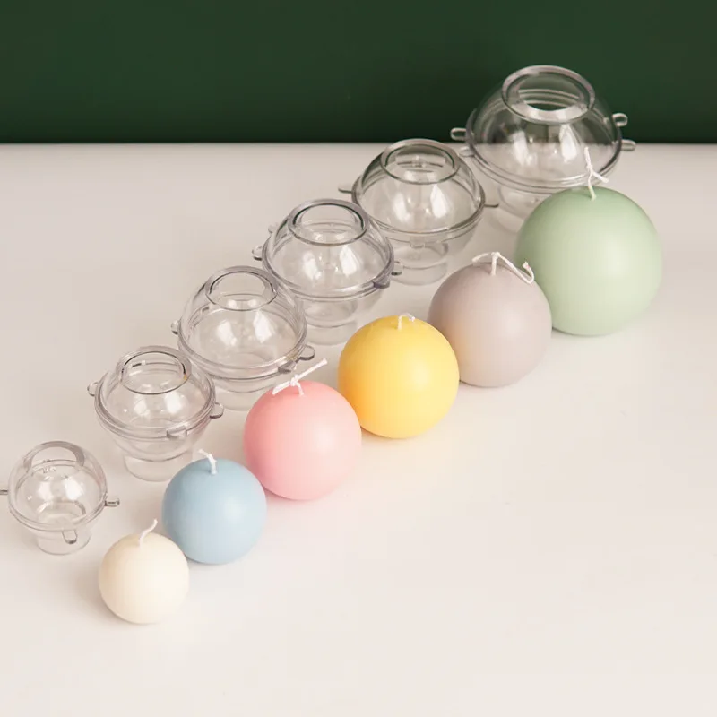 5-8cm Spherical Candle Plastic - đánh giá và giá Candle Making Diy Kit