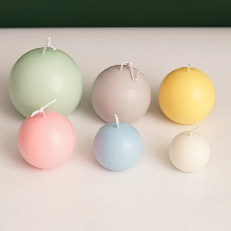 5-8cm Spherical Candle Plastic - đánh giá và giá Candle Making Diy Kit