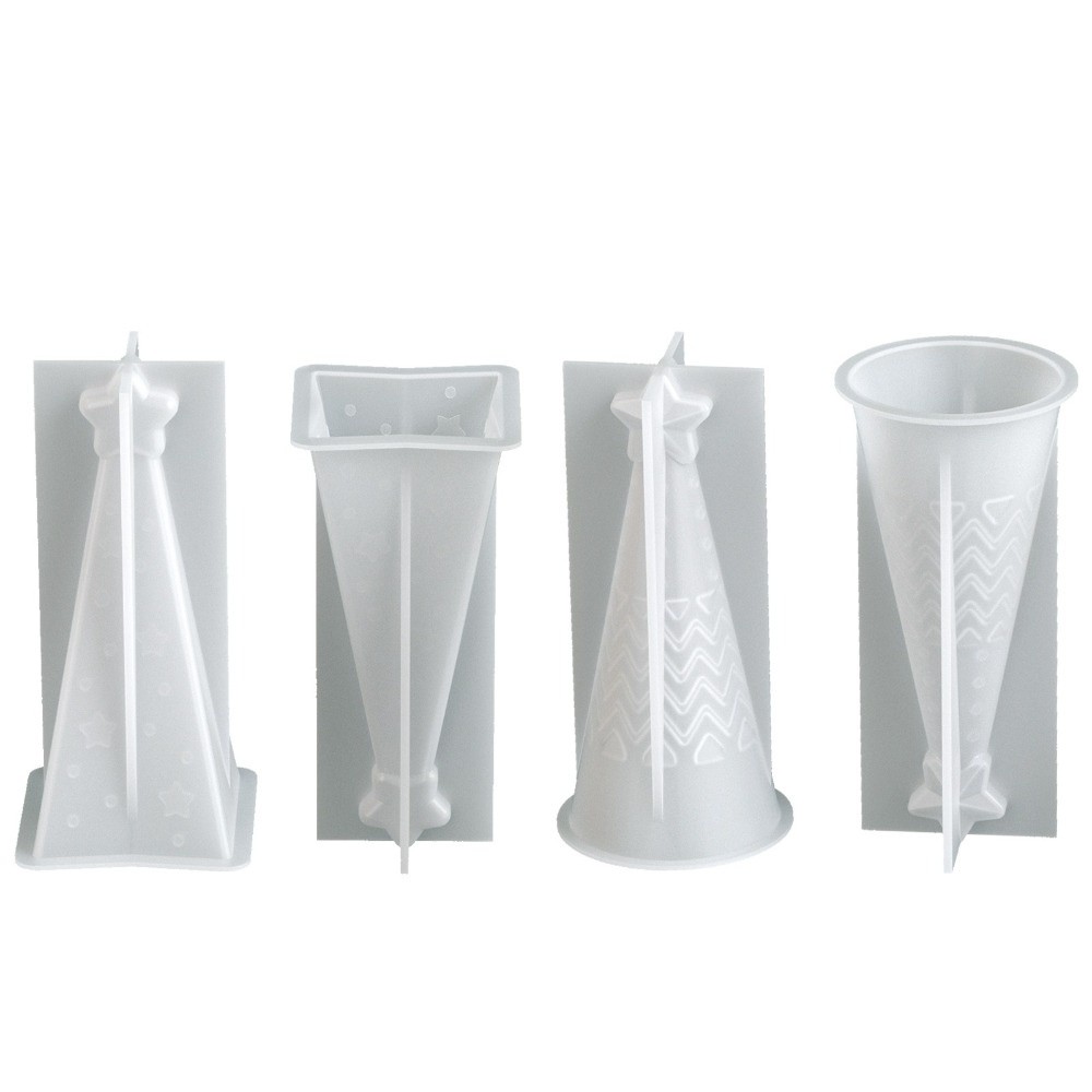 Silicone Christmas Cone Candle - đánh giá và giá Candle Making Kit Xmas