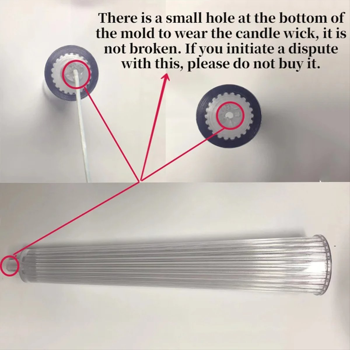 *ABAB Striped Long Pole Column - đánh giá và giá Candle Making Diy Kit