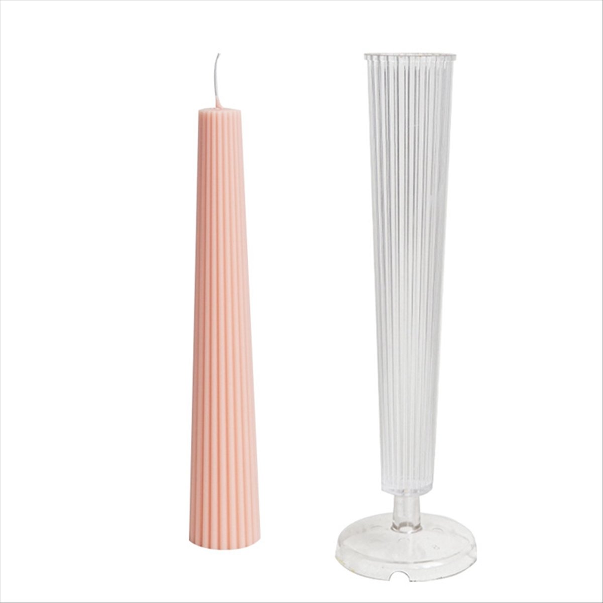 *ABAB Striped Long Pole Column - đánh giá và giá Candle Making Diy Kit