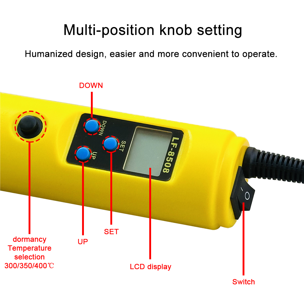 LCD Digital Heat Hot Air Gun D - đánh giá và giá Heat Gun Embossing