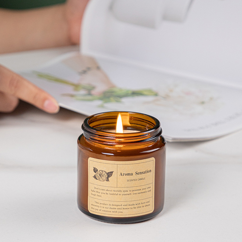 Brown Glass Cup Aromatherapy C - đánh giá và giá Candle Making Glass Jars