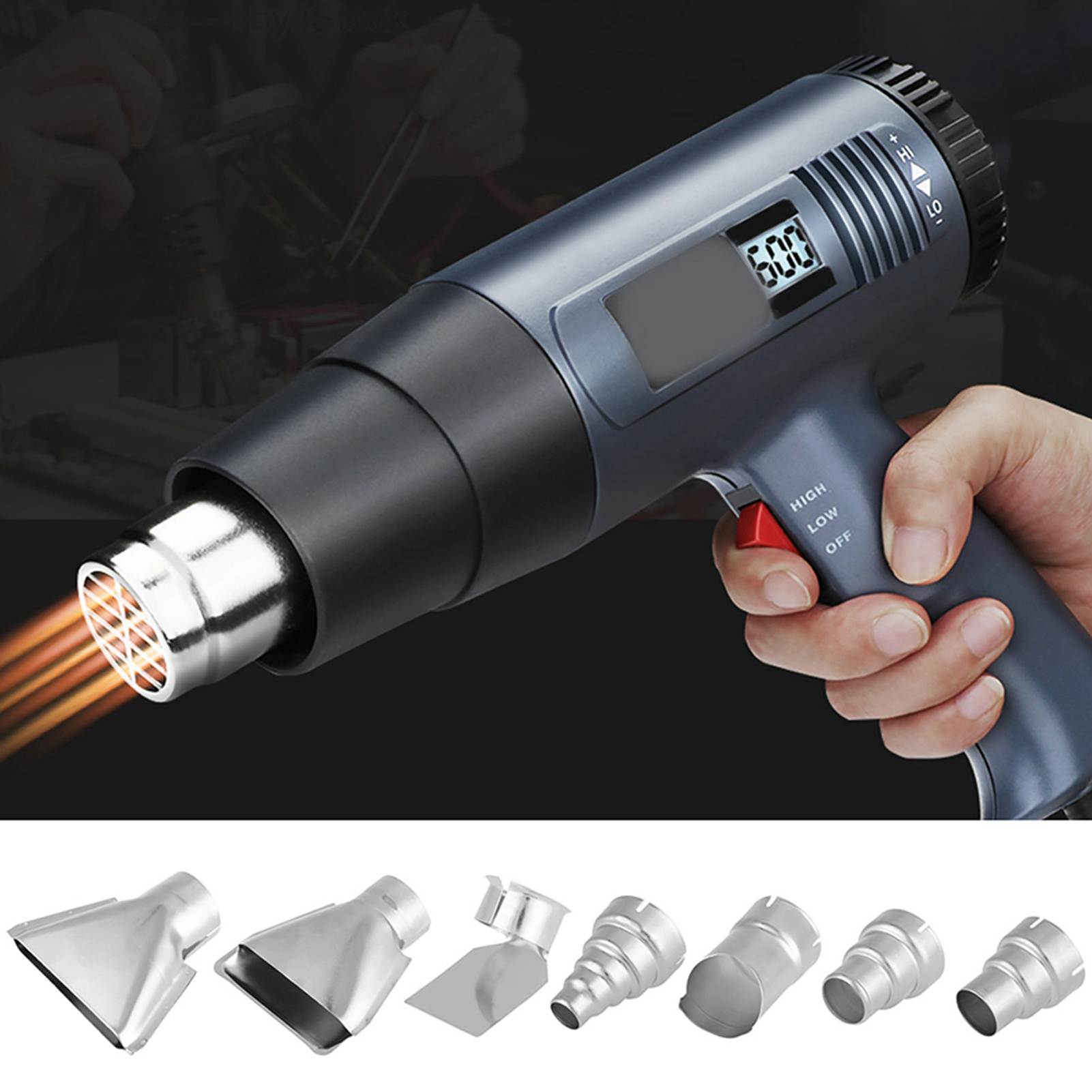 7pcs Heat Gun Nozzles Kit - 35 - đánh giá và giá Heat Gun Embossing