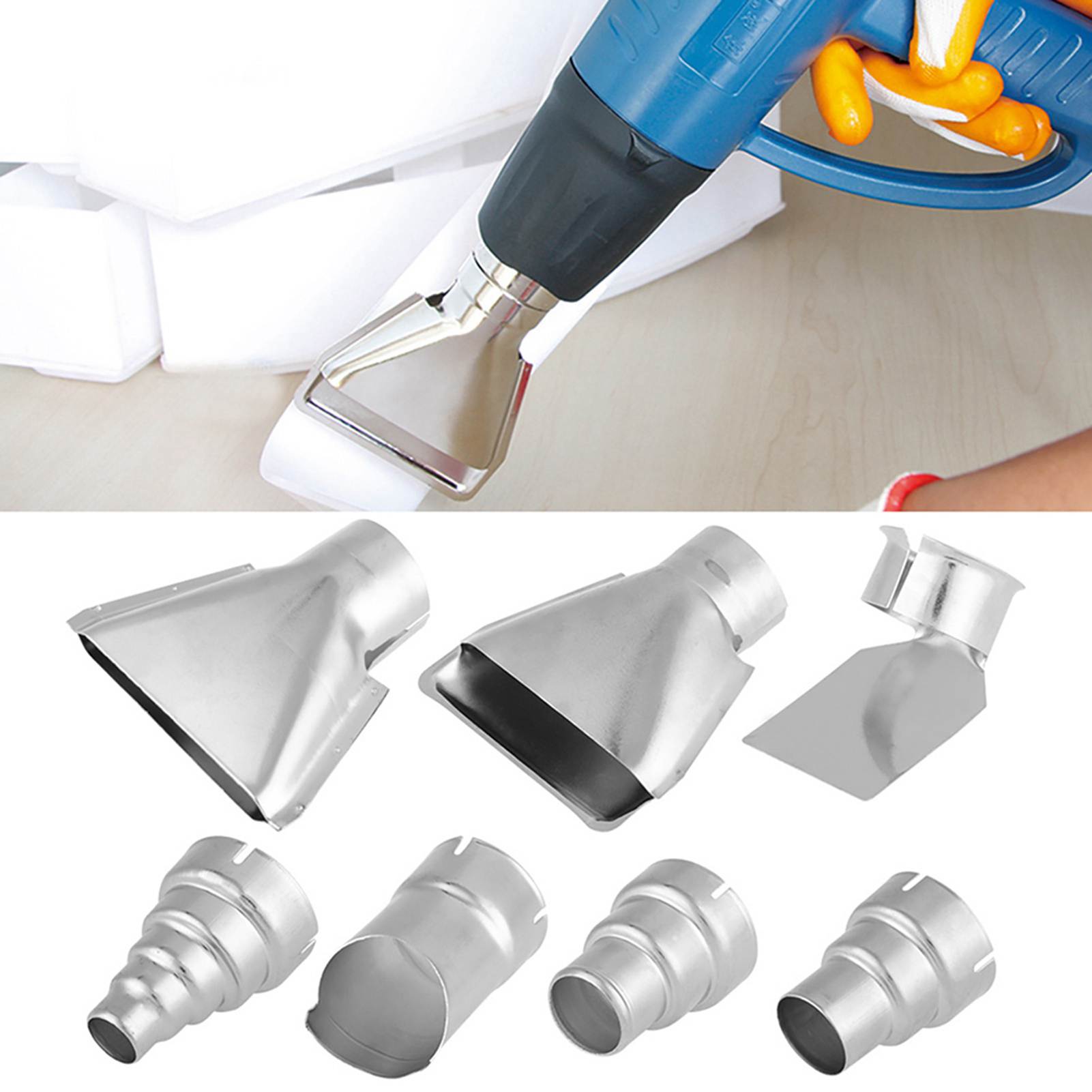 7pcs Heat Gun Nozzles Kit - 35 - đánh giá và giá Heat Gun Embossing