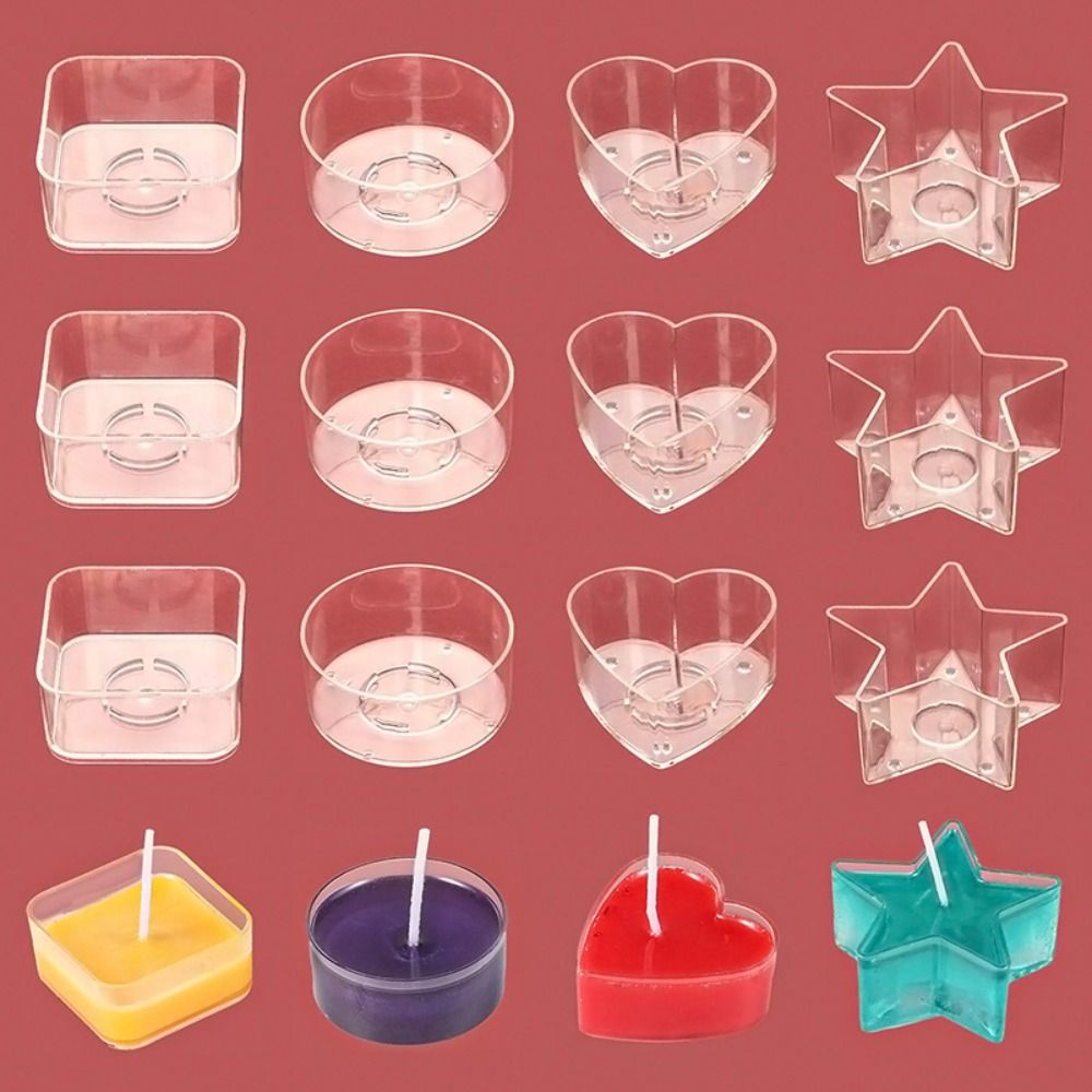 10Pcs DIY Art Light Candle Mak - đánh giá và giá Candle Making Glass Jars