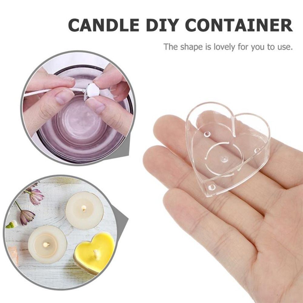 10Pcs DIY Art Light Candle Mak - đánh giá và giá Candle Making Glass Jars