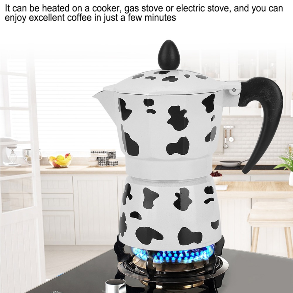 Coffee Brewing Milk Cow Color  - đánh giá và giá Pour Pot Aluminum