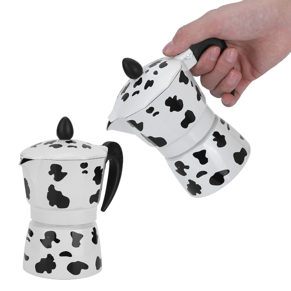 Coffee Brewing Milk Cow Color  - đánh giá và giá Pour Pot Aluminum