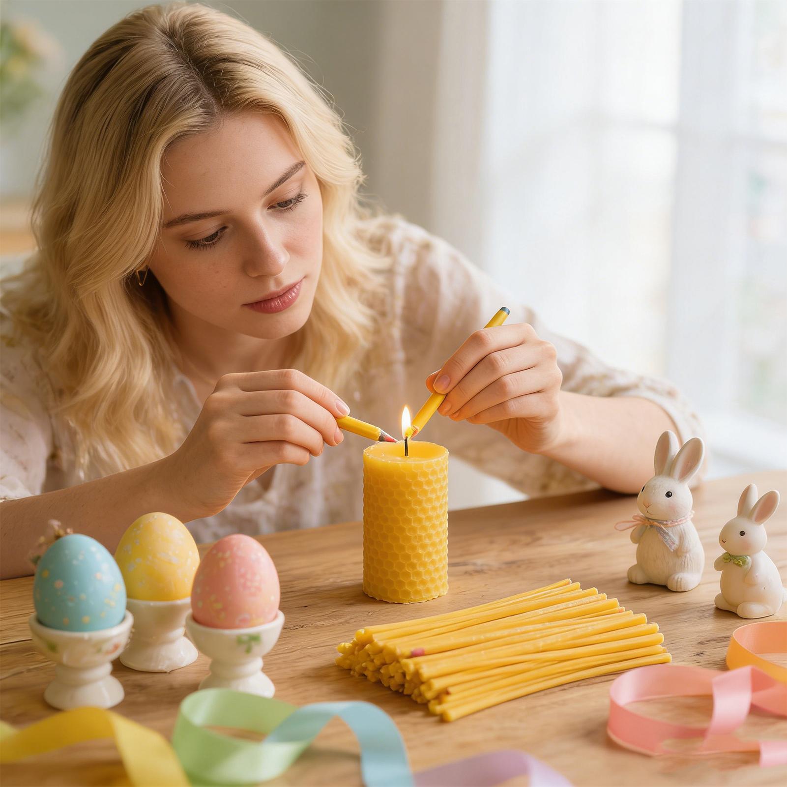 Egg Decorating Beeswax Sticks  - đánh giá và giá Candle Making Diy Kit