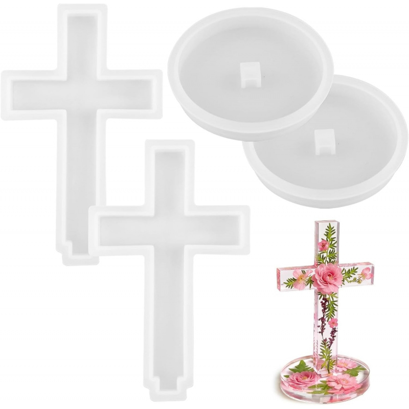 Two silicone molds with a base - đánh giá và giá Candle Making Ideas
