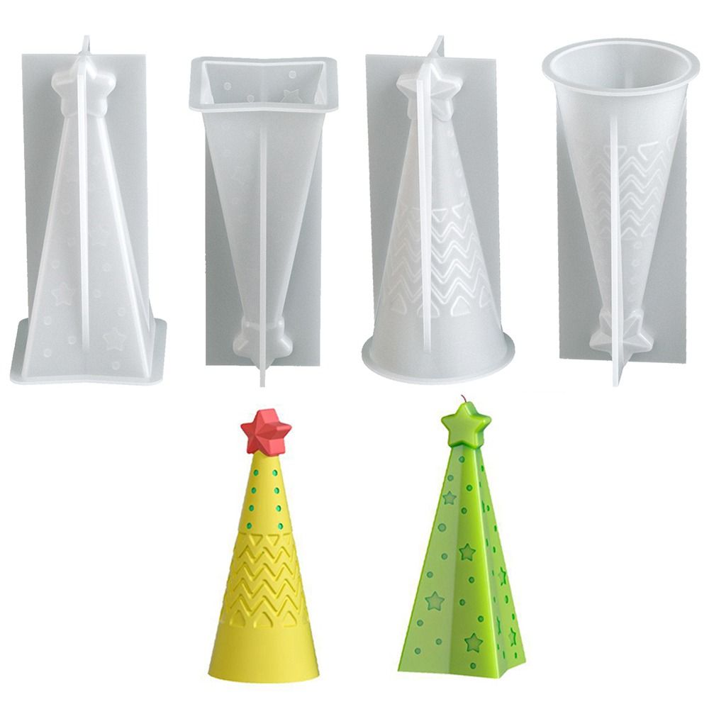 New Silicone Christmas Cone Ca - đánh giá và giá Candle Making Kit Xmas