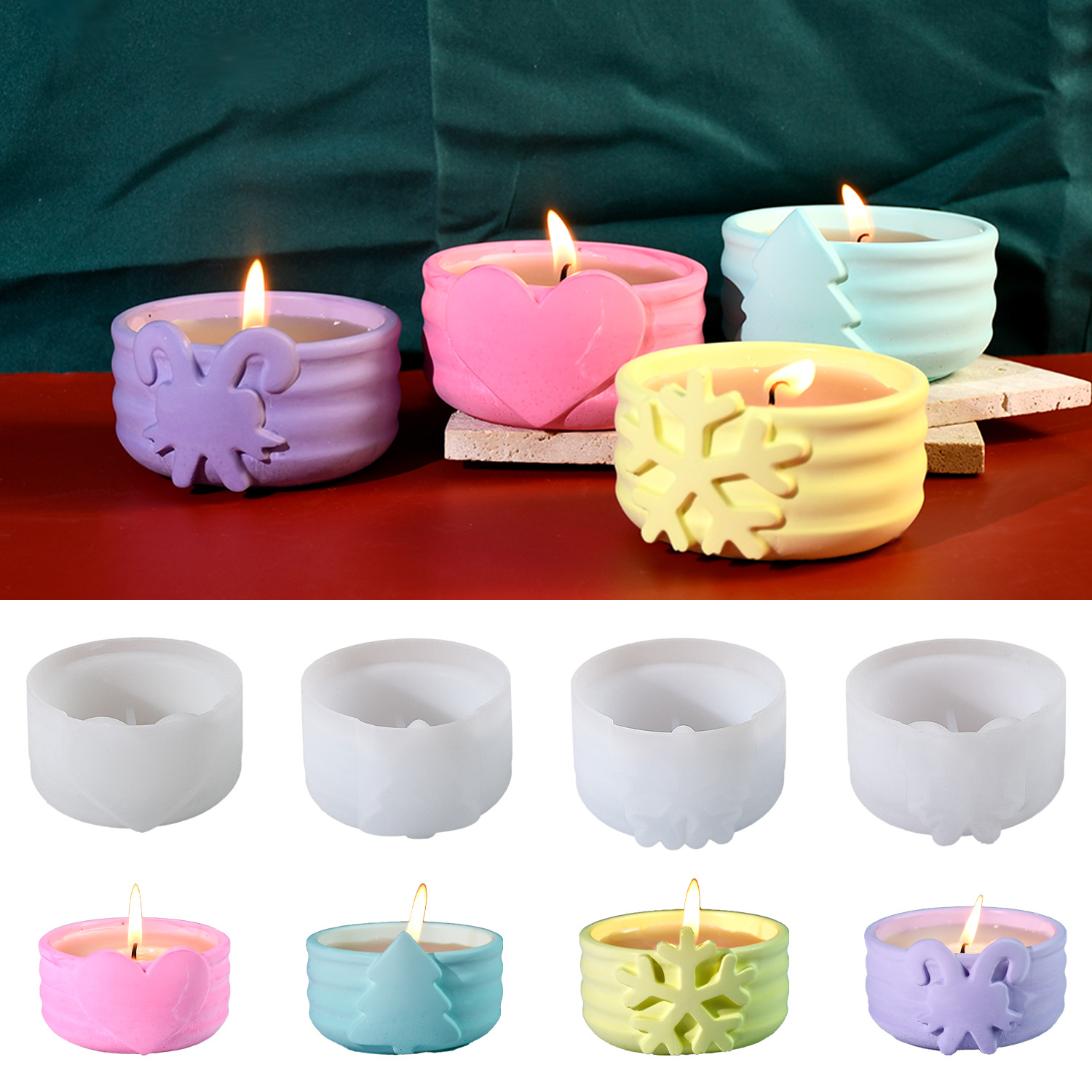 Christmas Candle Molds Xmas Tr - đánh giá và giá Candle Making Kit Xmas